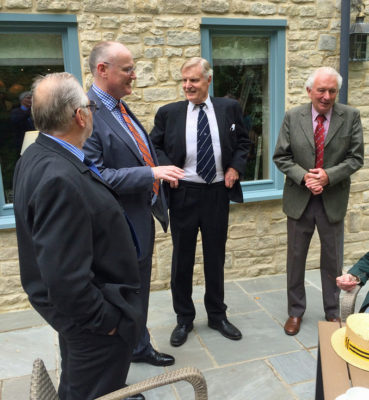 Carlton Kirby (2nd from left) and John Macnaughtan (centre)